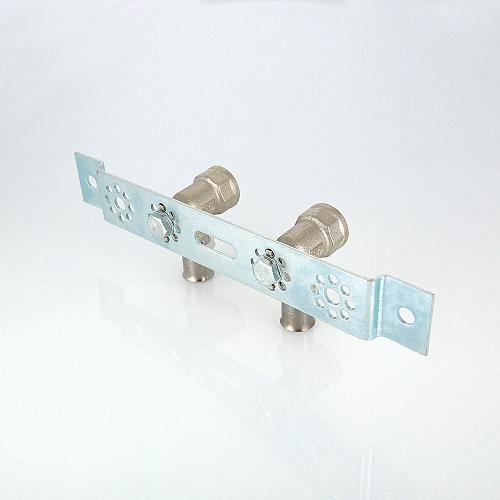 Valtec 16 мм х 1/2" Монтажная планка с пресс-водорозетками