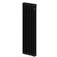 Zehnder Charleston 3180/04 секций №1270 3/4" RAL 9217 боковое подключение черный матовый