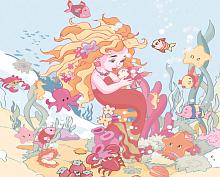 Europa Ceramica, Vintage, Sirena Панно (из 2-х штук) 40x50